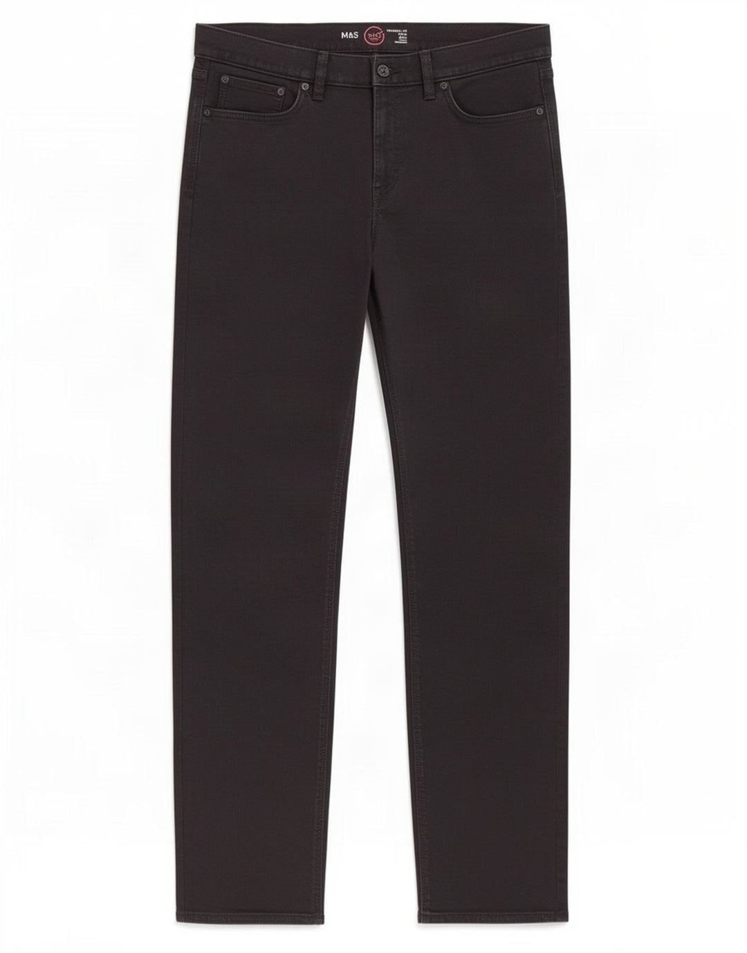 Marks & Spencer Mens Straight Jeans W36 L33 Black Cotton