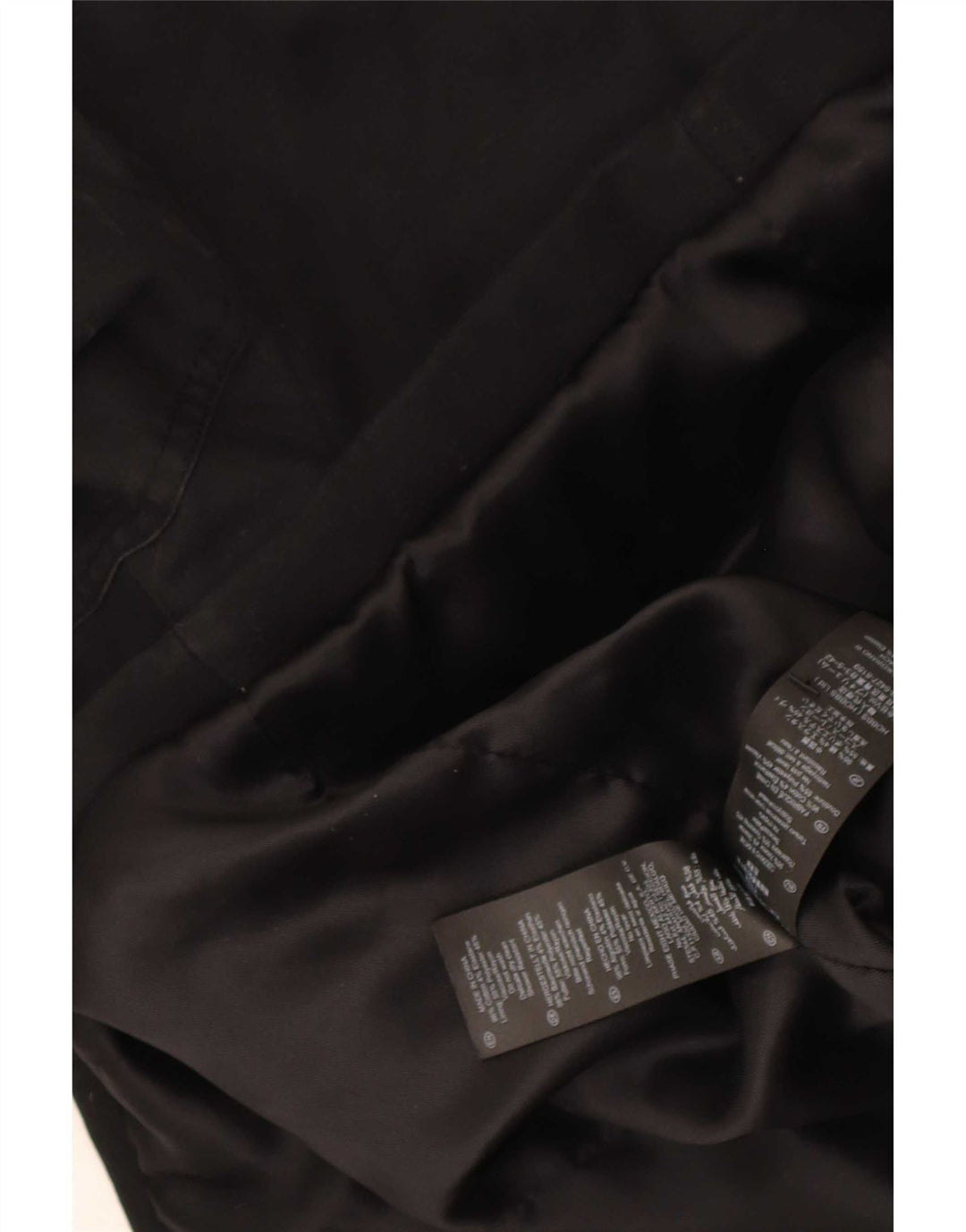 Hobbs Womens Trench Coat UK 12 Medium Black Cotton