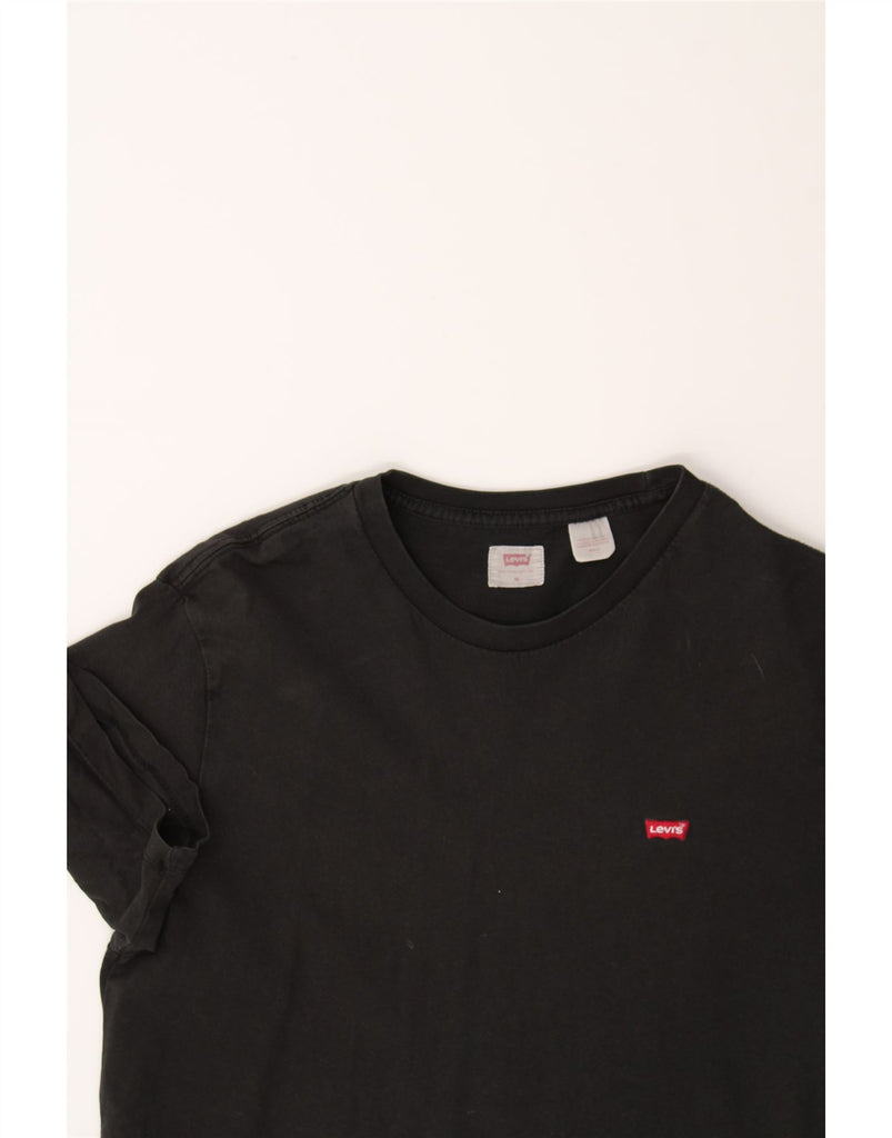 LEVI'S Mens T-Shirt Top Medium Black Cotton Vintage Levi's and Second-Hand Levi's from Messina Hembry 
