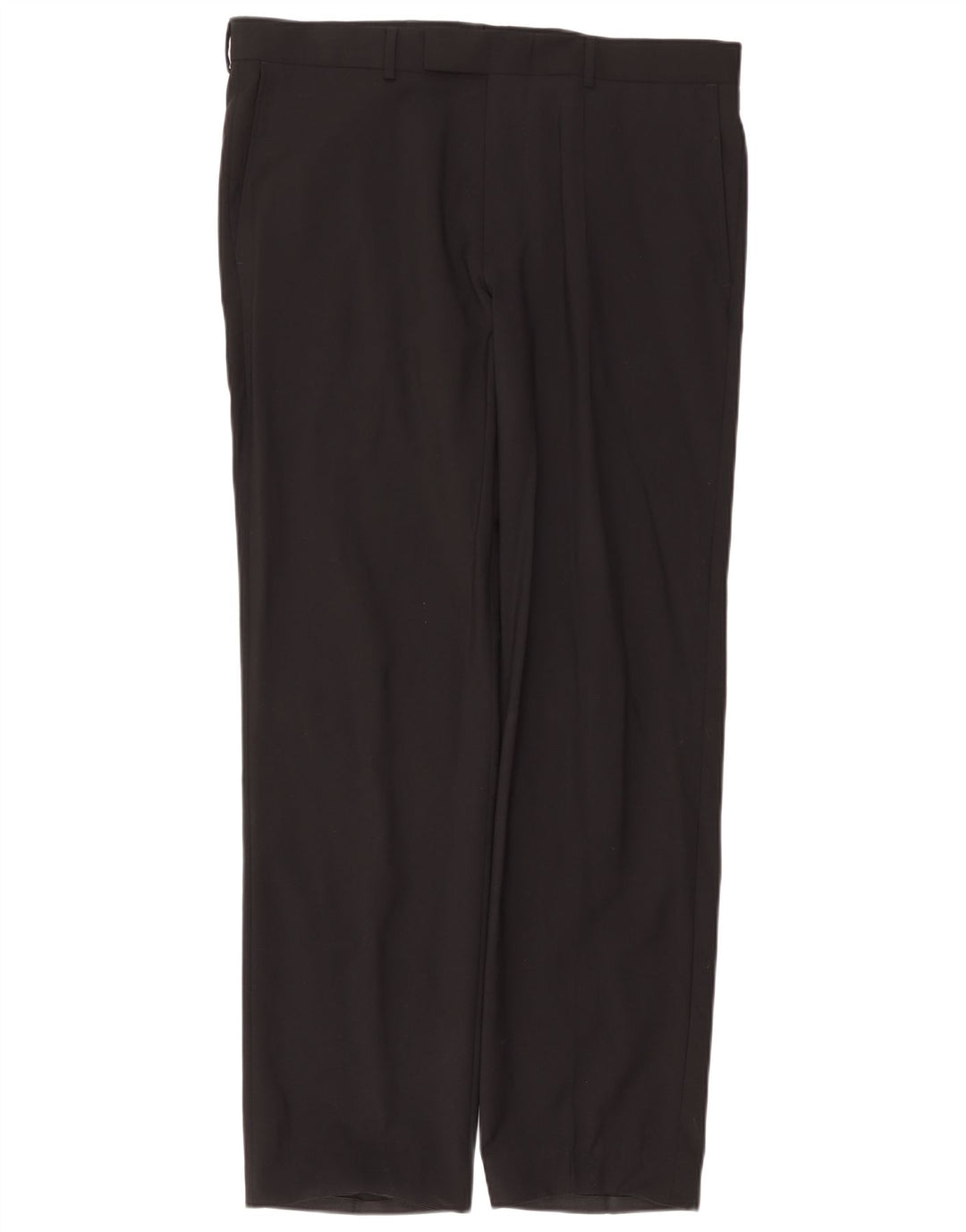 Hugo Boss Mens Straight Suit Trousers W36 L33 Black