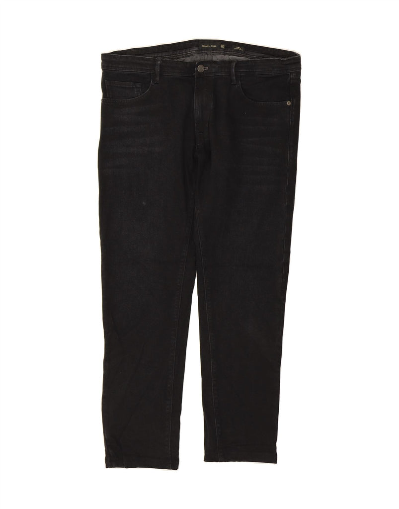 MASSIMO DUTTI Mens Slim Jeans EU 46 XL W36 L29 Black Vintage Massimo Dutti and Second-Hand Massimo Dutti from Messina Hembry 