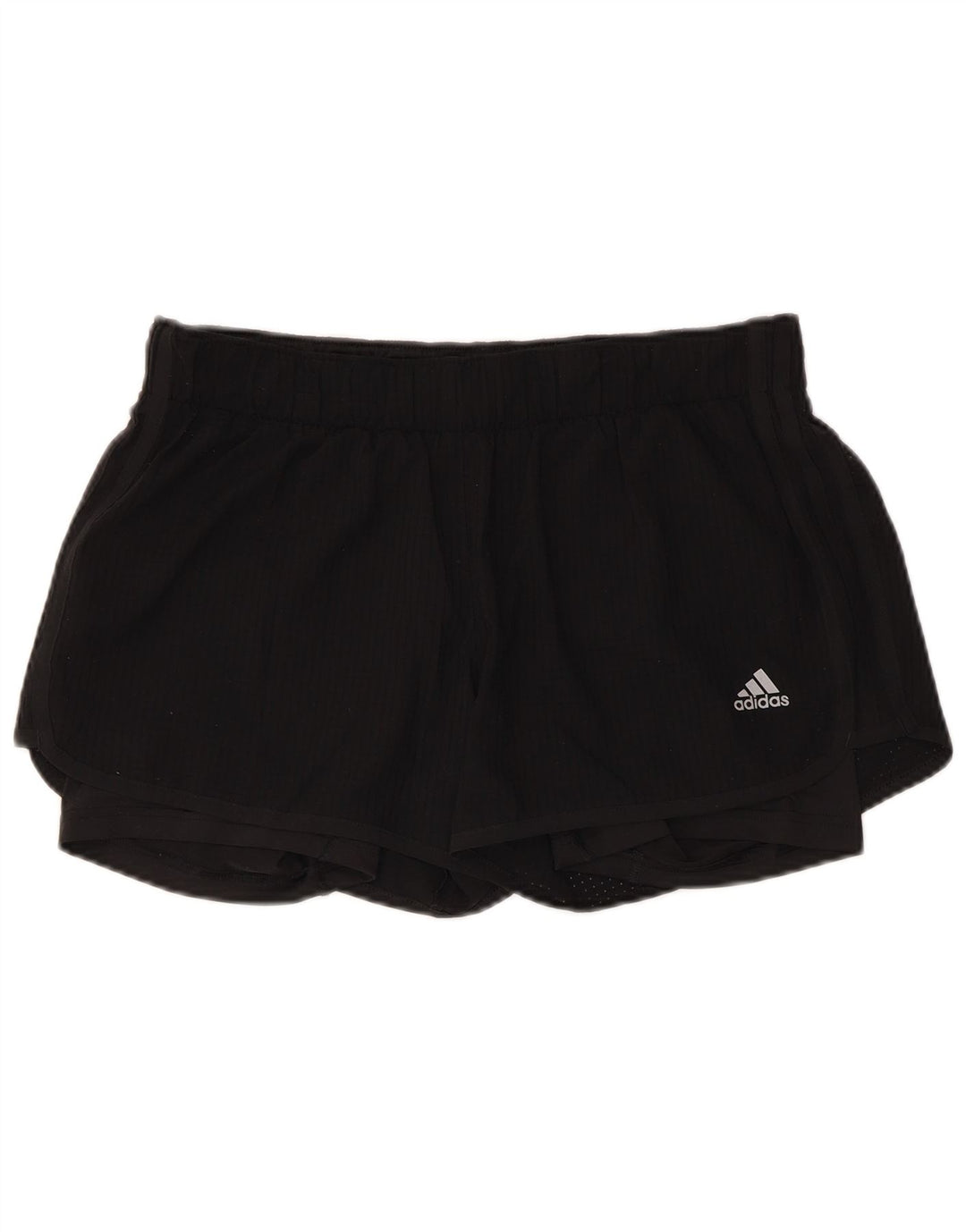 Adidas Womens Climalite Sport Shorts UK 14 Medium  Black Polyester