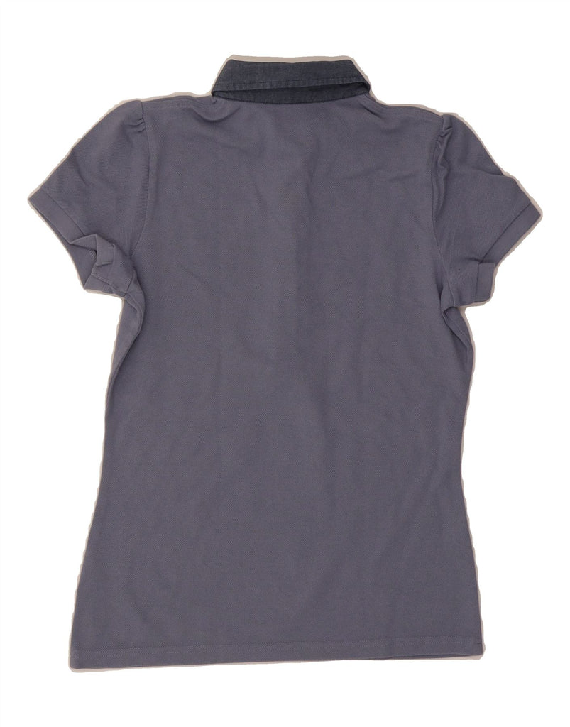 GANT Womens Polo Shirt UK 10 Small Blue Cotton Vintage Gant and Second-Hand Gant from Messina Hembry 
