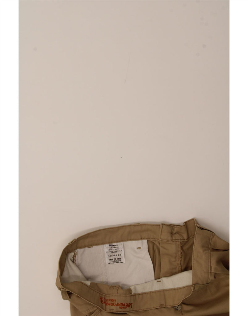LEE Mens Pegged Chino Trousers W34 L32 Beige Cotton Vintage Lee and Second-Hand Lee from Messina Hembry 