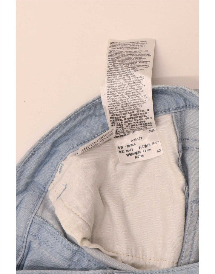 Levi's Womens 511 Slim Jeans W30 L32 Blue Cotton