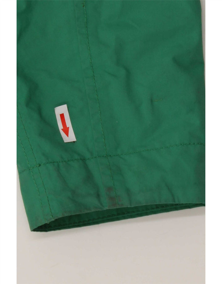 Napapijri Womens Graphic Anorak Jacket UK 14 Medium Green Polyamide