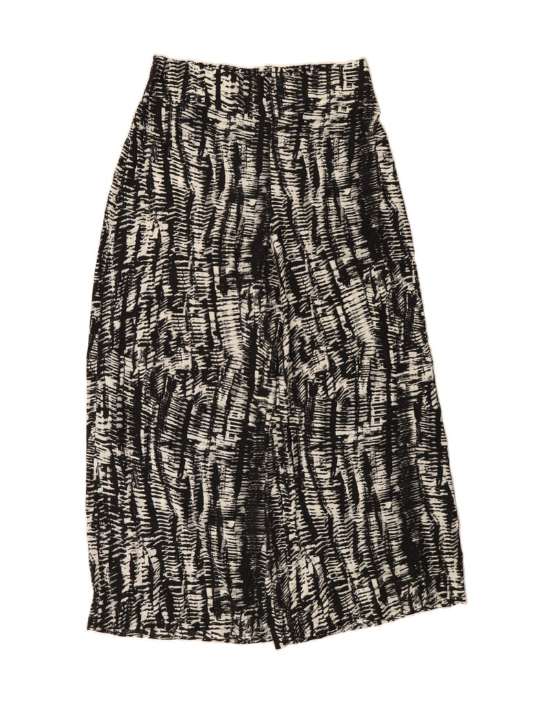 MOSSIMO Womens High Waist Wide Leg Trousers Large W36 L30 Black Striped Vintage Mossimo and Second-Hand Mossimo from Messina Hembry 