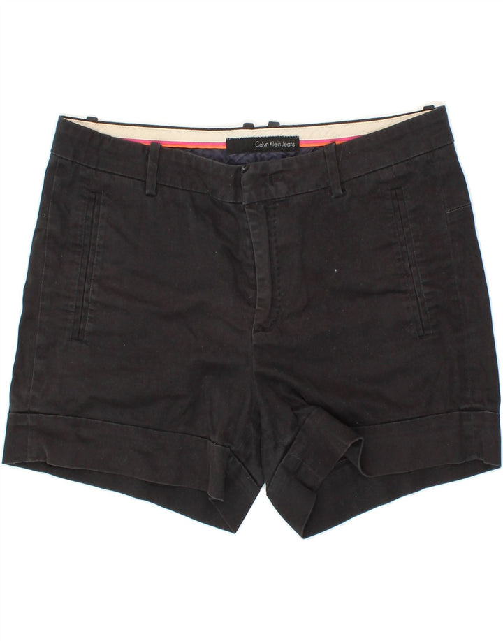 CALVIN KLEIN JEANS Womens Chino Shorts W32 Large Black Vintage Calvin Klein Jeans and Second-Hand Calvin Klein Jeans from Messina Hembry 