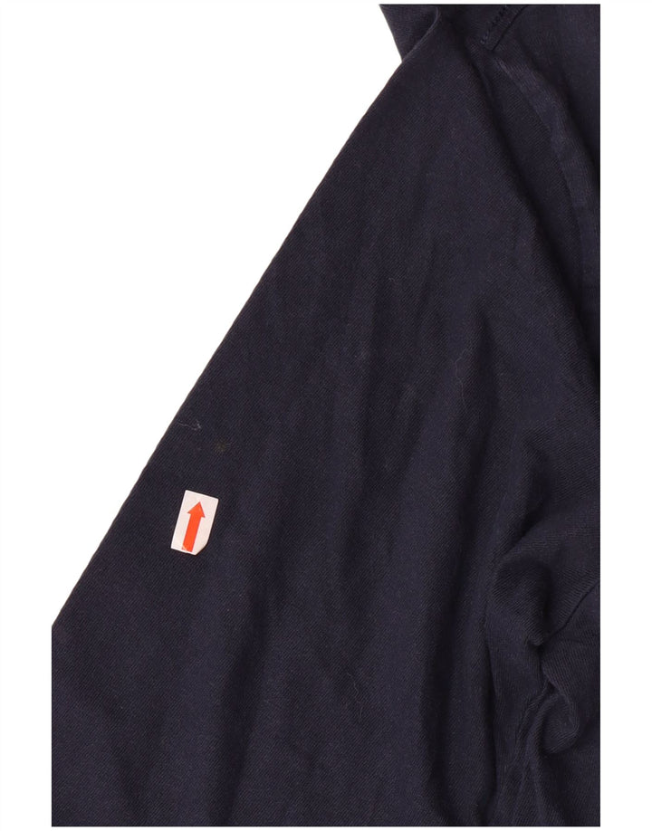 Champion Boys Graphic Top Long Sleeve 13-14 Years XL Navy Blue Cotton