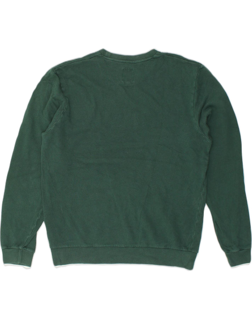 JACK WILLS Mens Graphic Sweatshirt Jumper Medium Green Cotton | Vintage Jack Wills | Thrift | Second-Hand Jack Wills | Used Clothing | Messina Hembry 