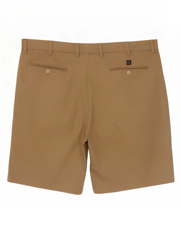 Marks & Spencer Mens Blue Harbour Chino Shorts W44 2XL Khaki Cotton