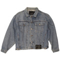 Outsider Mens Denim Jacket UK 40 Large Blue Cotton