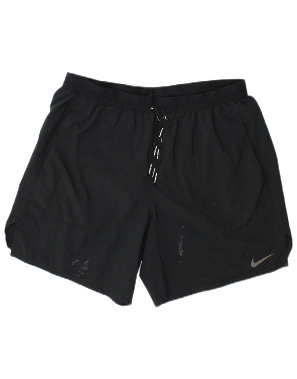 Nike Mens Dri Fit Sport Shorts Large  Navy Blue Polyester