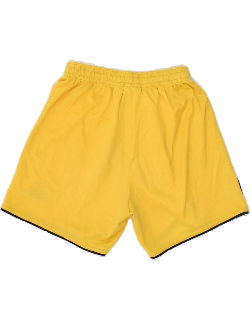 ADIDAS Boys Climalite Sport Shorts 5-6 Years 2XS Yellow Polyester | Vintage Adidas | Thrift | Second-Hand Adidas | Used Clothing | Messina Hembry 