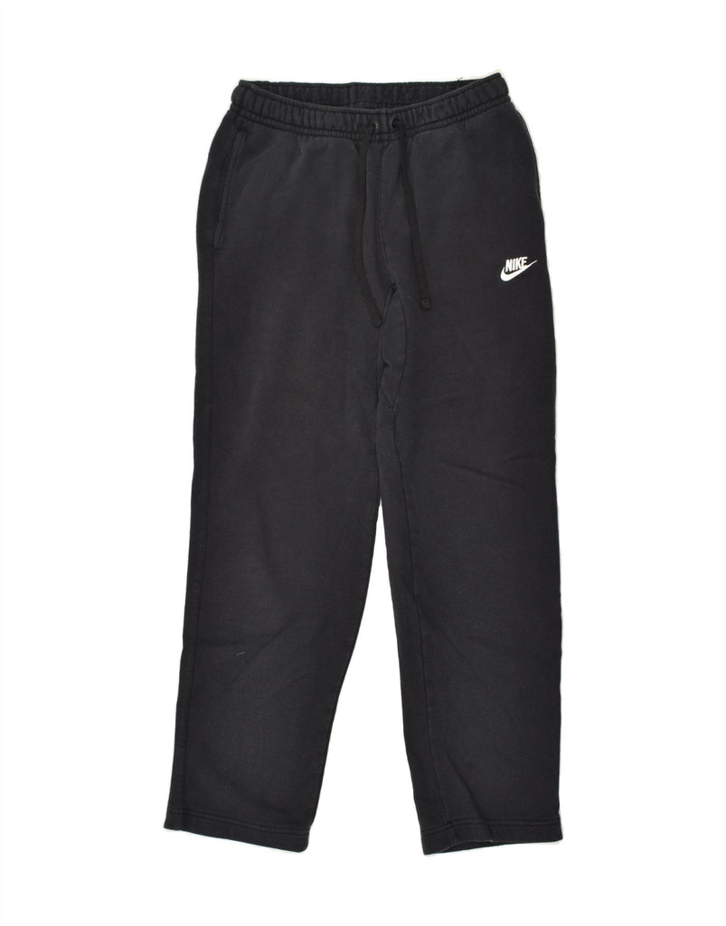 NIKE Mens Tracksuit Trousers Small Black Cotton | Vintage Nike | Thrift | Second-Hand Nike | Used Clothing | Messina Hembry 