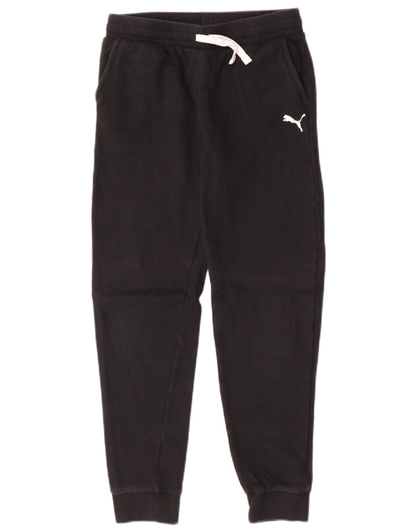 Puma Girls Tracksuit Trousers Joggers 14-15 Years XL Black