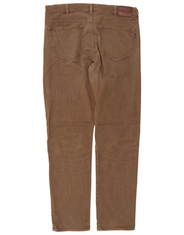 Gant Mens Regular Fit Casual Trousers W36 L34 Brown