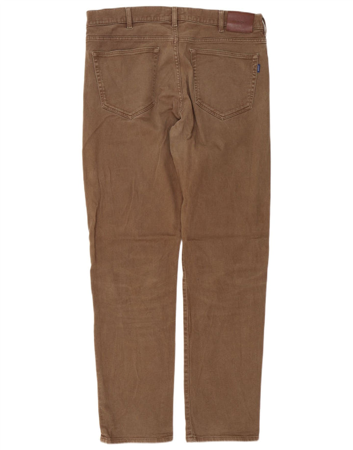 Gant Mens Regular Fit Casual Trousers W36 L34 Brown