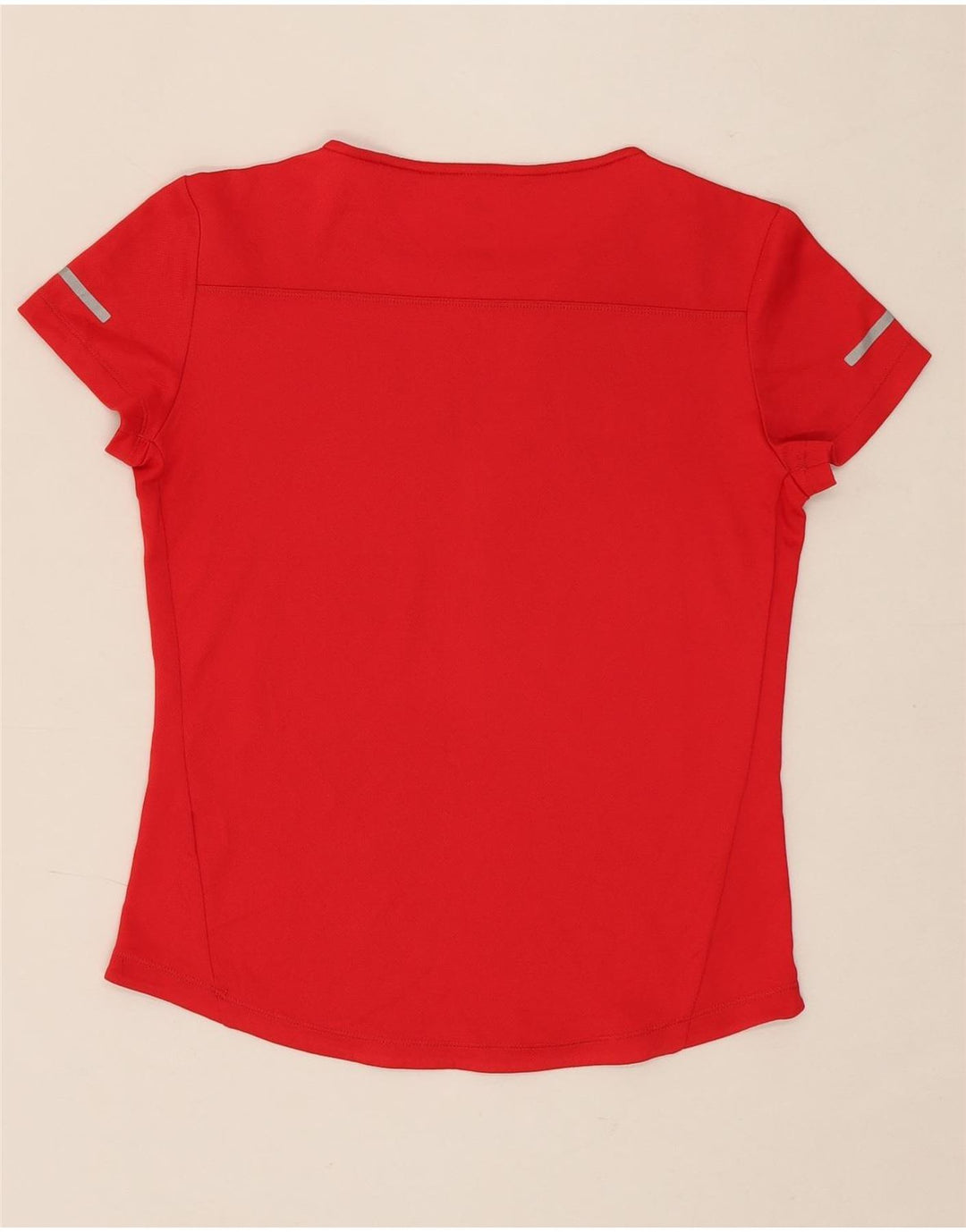ADIDAS Womens Climalite T-Shirt Top UK 8/10 Small Red Vintage Adidas and Second-Hand Adidas from Messina Hembry 