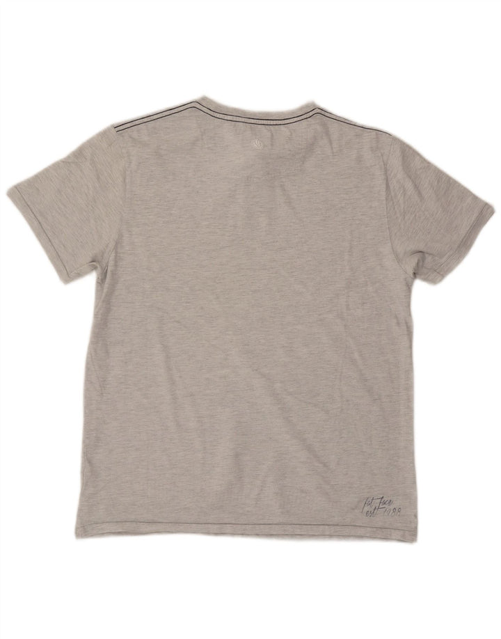 Fat Face Mens Graphic T-Shirt Top Medium Grey Cotton