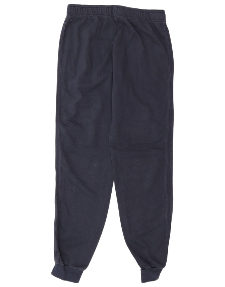 Adidas Boys Tracksuit Trousers Joggers 15-16 Years Navy Blue Cotton