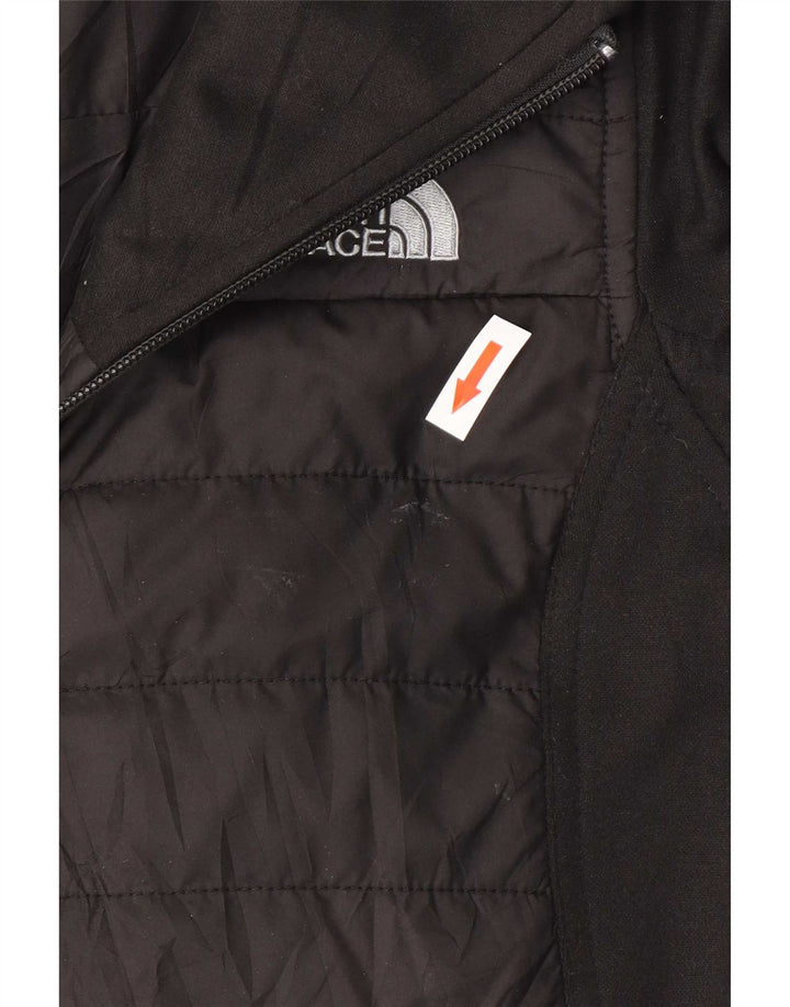 The North Face Womens Padded Tracksuit Top Jacket UK 6 XS Black Polyester