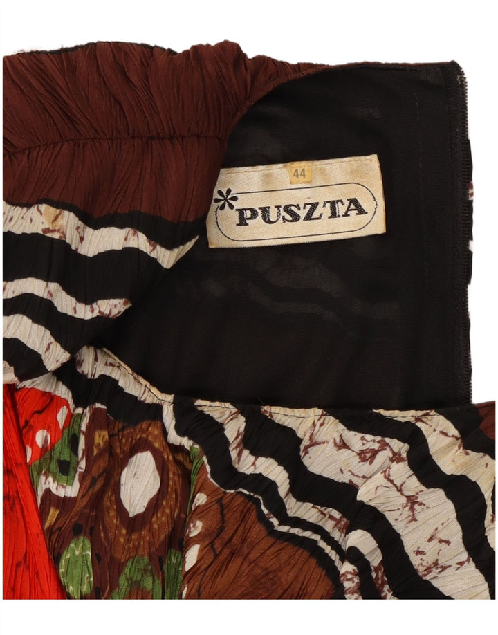 Puszta Womens Abstract Pattern Oversized Jumpsuit EU 44 XL  Multicoloured