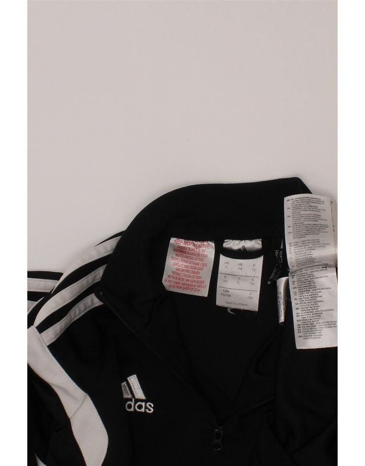 Adidas Boys Climacool Pullover Tracksuit Top 11-12 Years Large Black