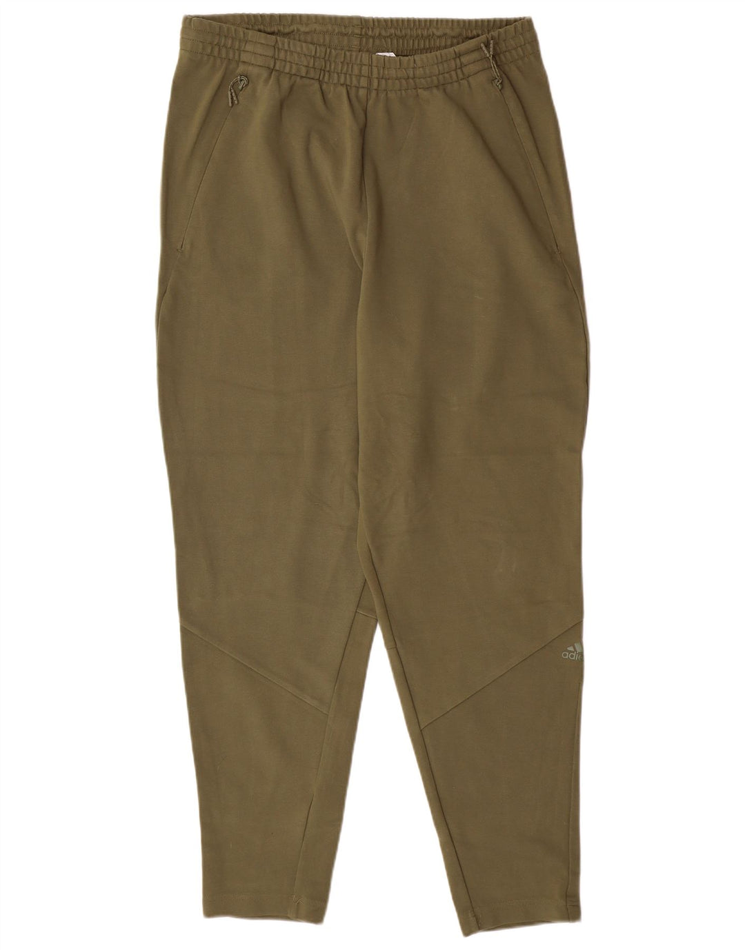 ADIDAS Mens Tracksuit Trousers Large  Khaki Rayon