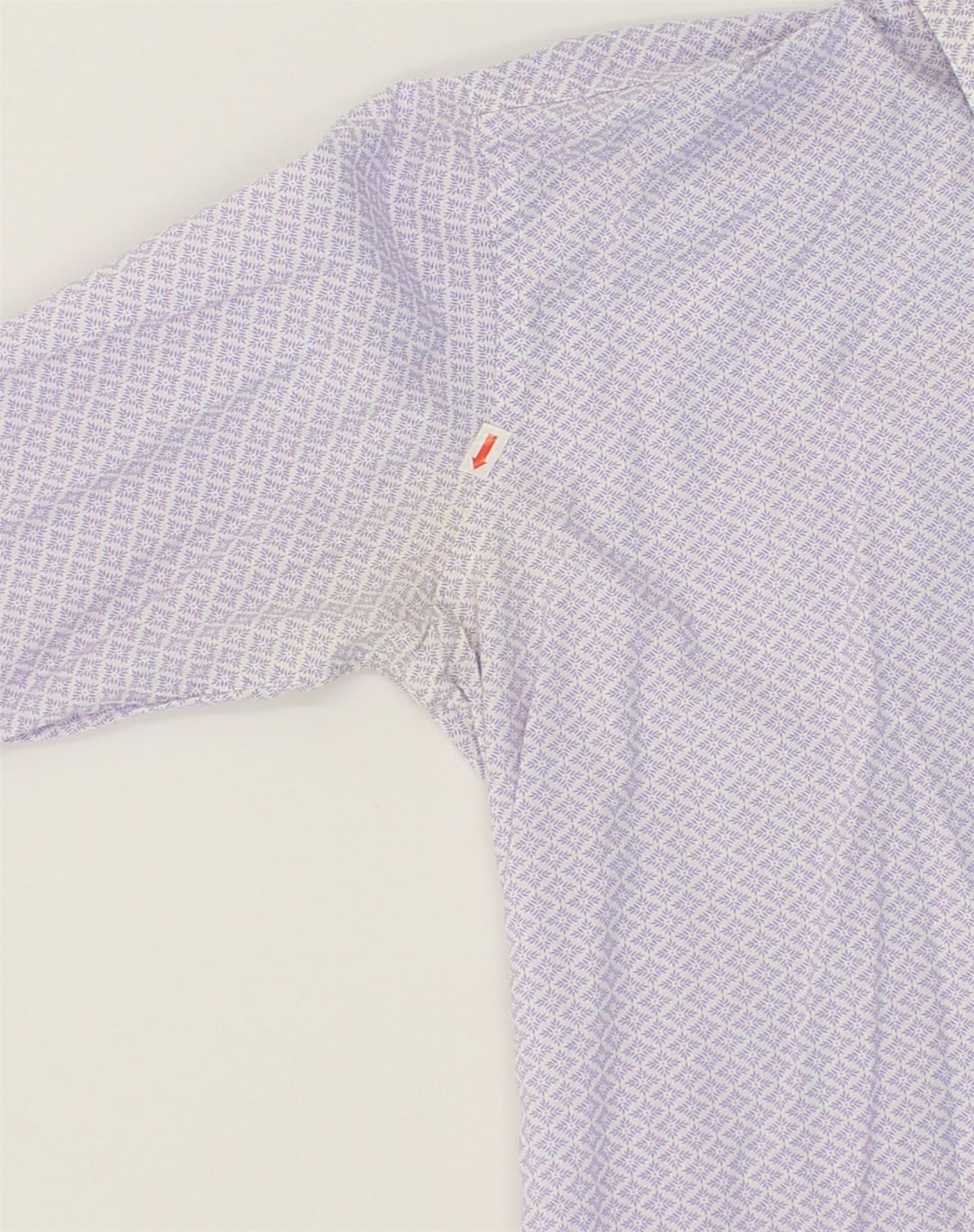 TED BAKER Mens Shirt Size 16 Large Purple Argyle/Diamond Cotton | Vintage Ted Baker | Thrift | Second-Hand Ted Baker | Used Clothing | Messina Hembry 