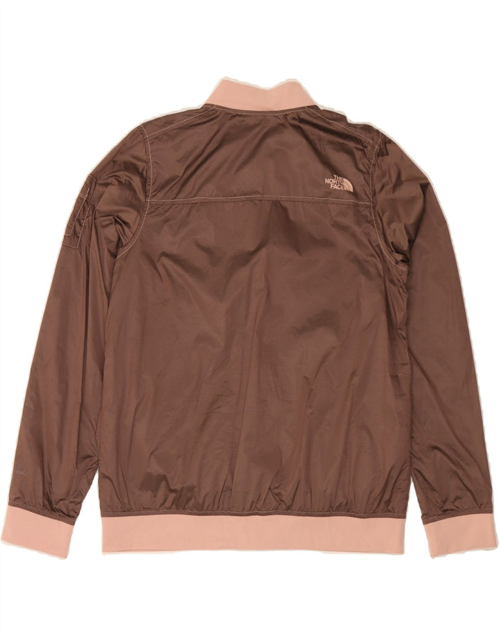 THE NORTH FACE Womens Bomber Jacket UK 14 Medium Brown Colourblock Vintage The North Face and Second-Hand The North Face from Messina Hembry 