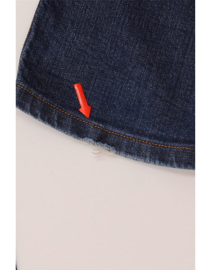 Levi's Womens 570 Straight Jeans W28 L28 Blue Cotton