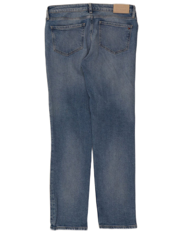 Tommy Hilfiger Womens Rome Straight Jeans W29 L30 Blue Cotton