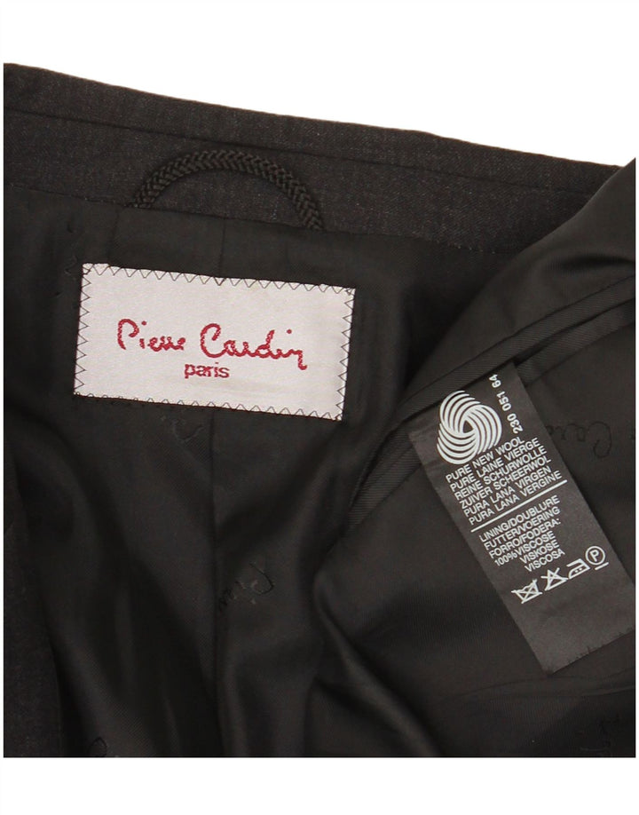 Pierre Cardin Mens 3 Button Blazer Jacket UK 40 Large Grey New Wool