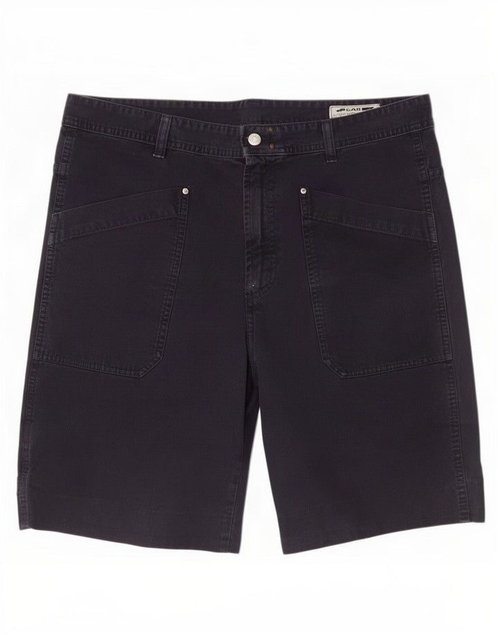 Gas Mens Cargo Shorts W36 Large Navy Blue