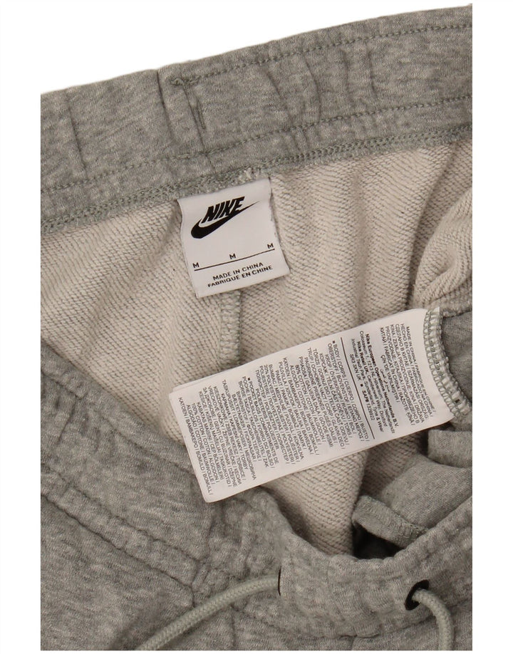 NIKE Mens Tracksuit Trousers Joggers Medium  Grey Cotton