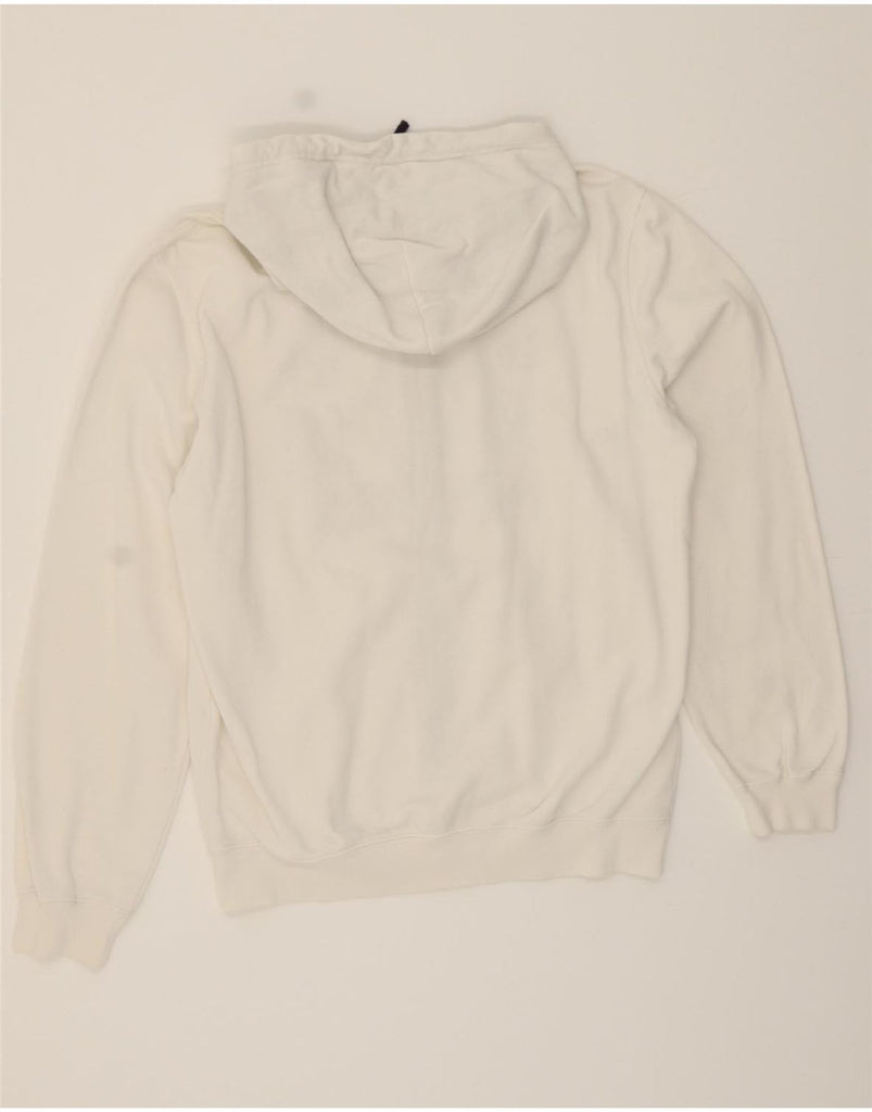 CHAMPION Womens Graphic Zip Hoodie Sweater UK 18 XL White Cotton Vintage Champion and Second-Hand Champion from Messina Hembry 