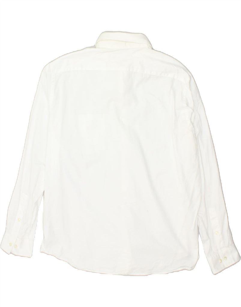 MICHAEL KORS Mens Shirt Size 17 1/2  XL White Cotton | Vintage Michael Kors | Thrift | Second-Hand Michael Kors | Used Clothing | Messina Hembry 