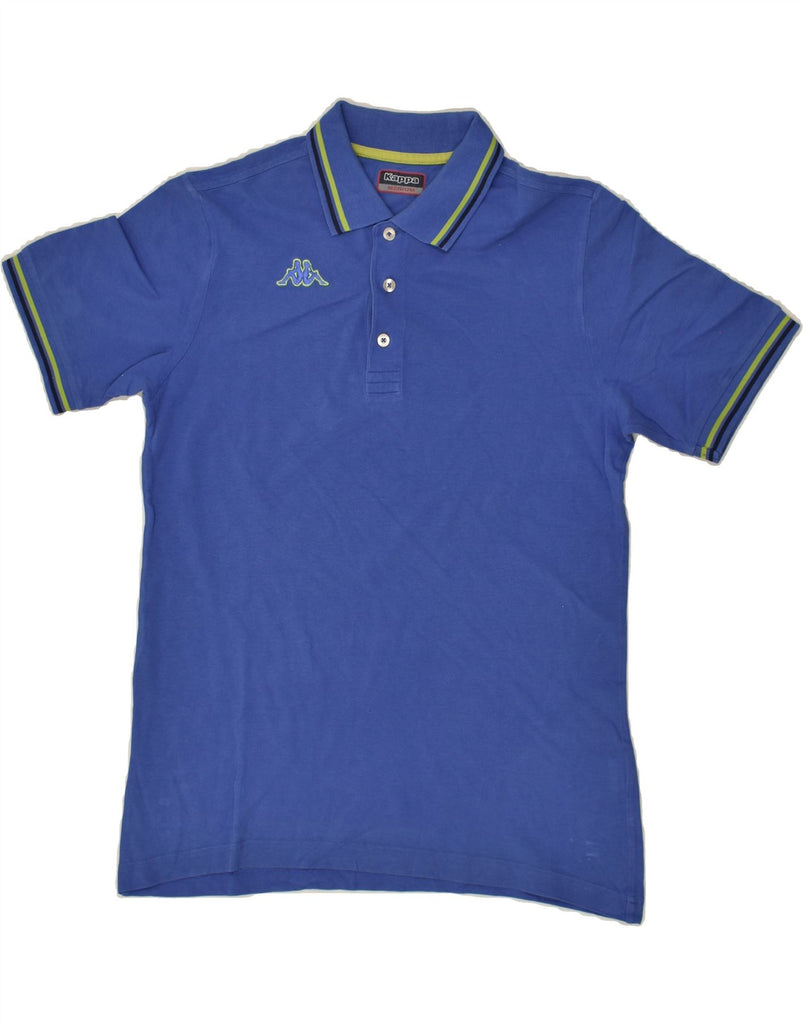 KAPPA Mens Polo Shirt Medium Blue Cotton | Vintage Kappa | Thrift | Second-Hand Kappa | Used Clothing | Messina Hembry 