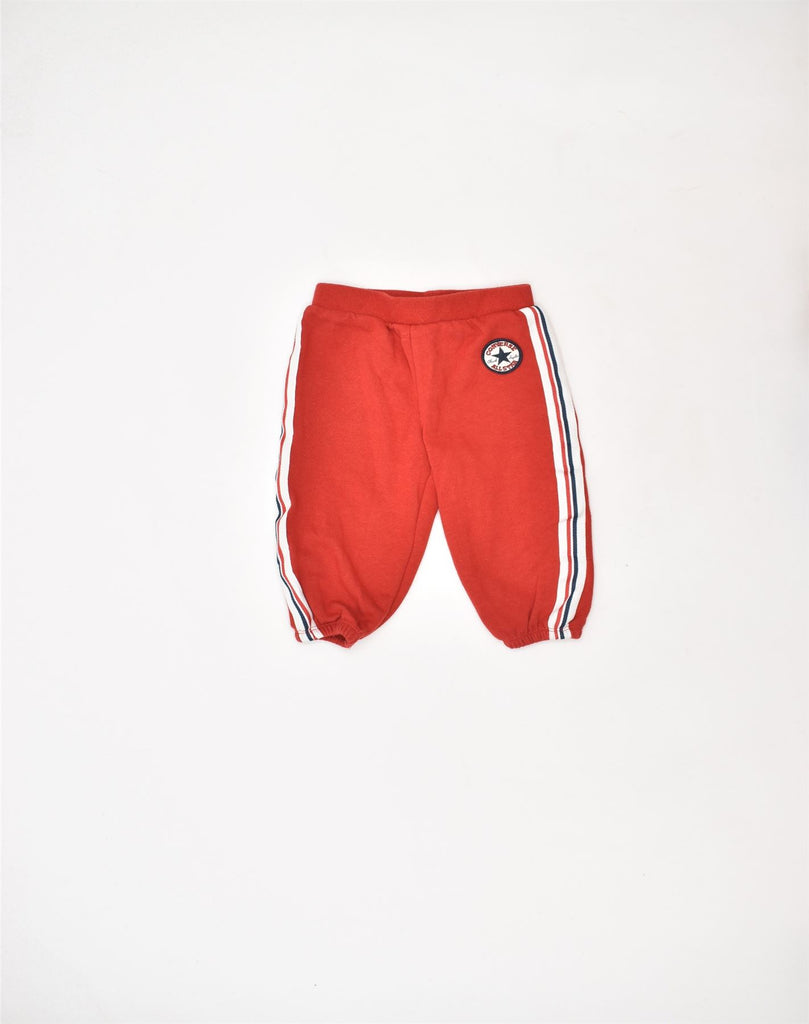 CONVERSE Baby Boys Tracksuit Trousers 9-12 Months Red Cotton | Vintage | Thrift | Second-Hand | Used Clothing | Messina Hembry 