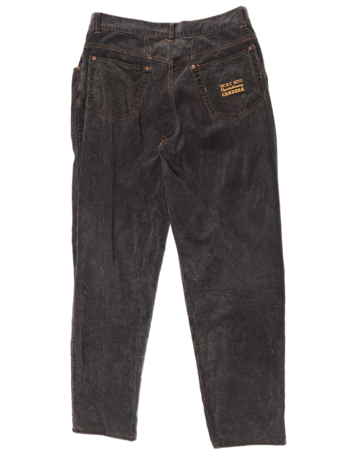 Carrera Mens Straight Corduroy Trousers W33 L31 Grey