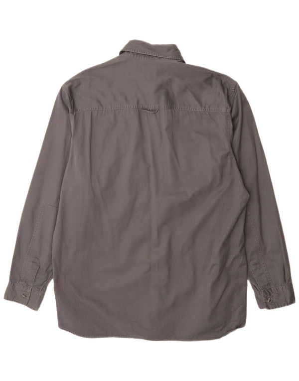 Calvin Klein Jeans Mens Western Shirt XL Grey Cotton