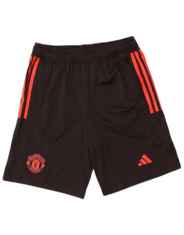 Adidas Boys Manchester United Sport Shorts 13-14 Years Black Colourblock