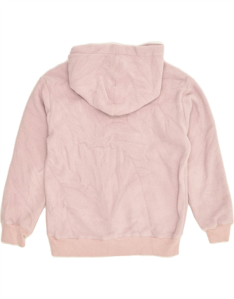 CHAMPION Girls Graphic Hooded Fleece Jumper 9-10 Years Medium Pink | Vintage Champion | Thrift | Second-Hand Champion | Used Clothing | Messina Hembry 