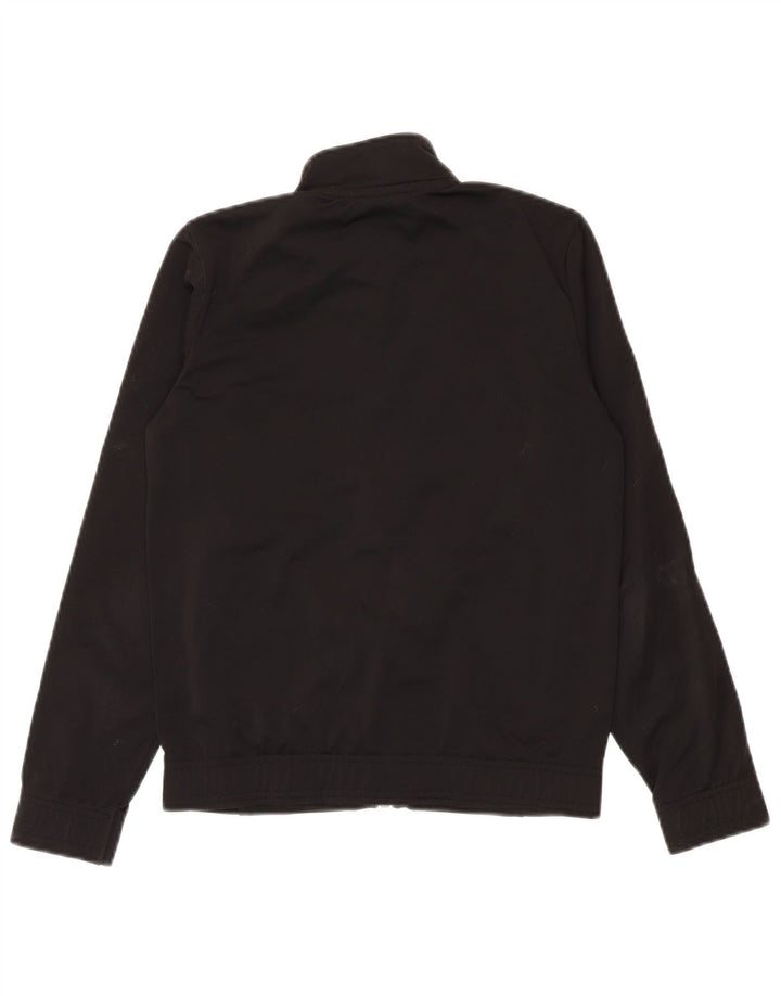 Puma Boys Tracksuit Top Jacket 11-12 Years Black Colourblock Polyester