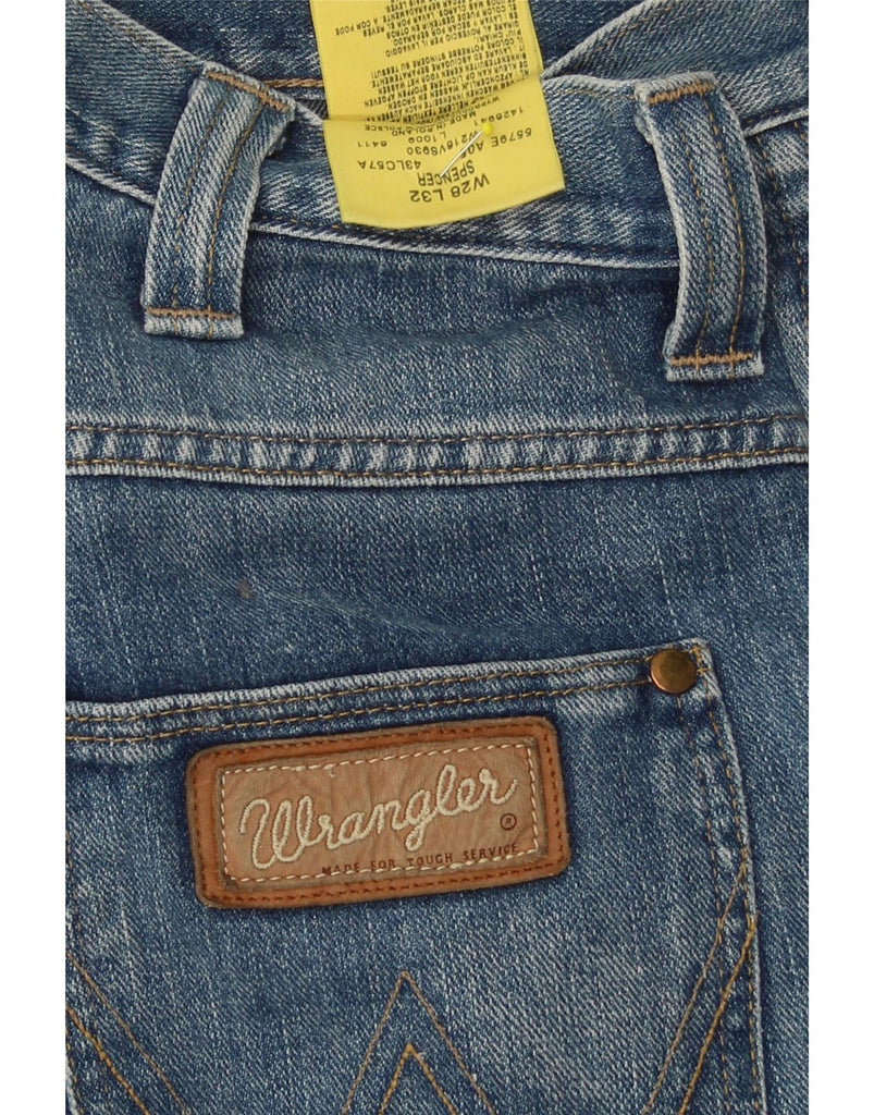 WRANGLER Mens Spencer Straight Jeans W28 L32 Blue Cotton Vintage Wrangler and Second-Hand Wrangler from Messina Hembry 