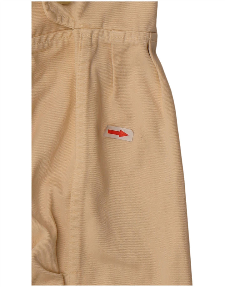 VINTAGE Mens Military Utility Jacket UK 36 Small Beige Cotton