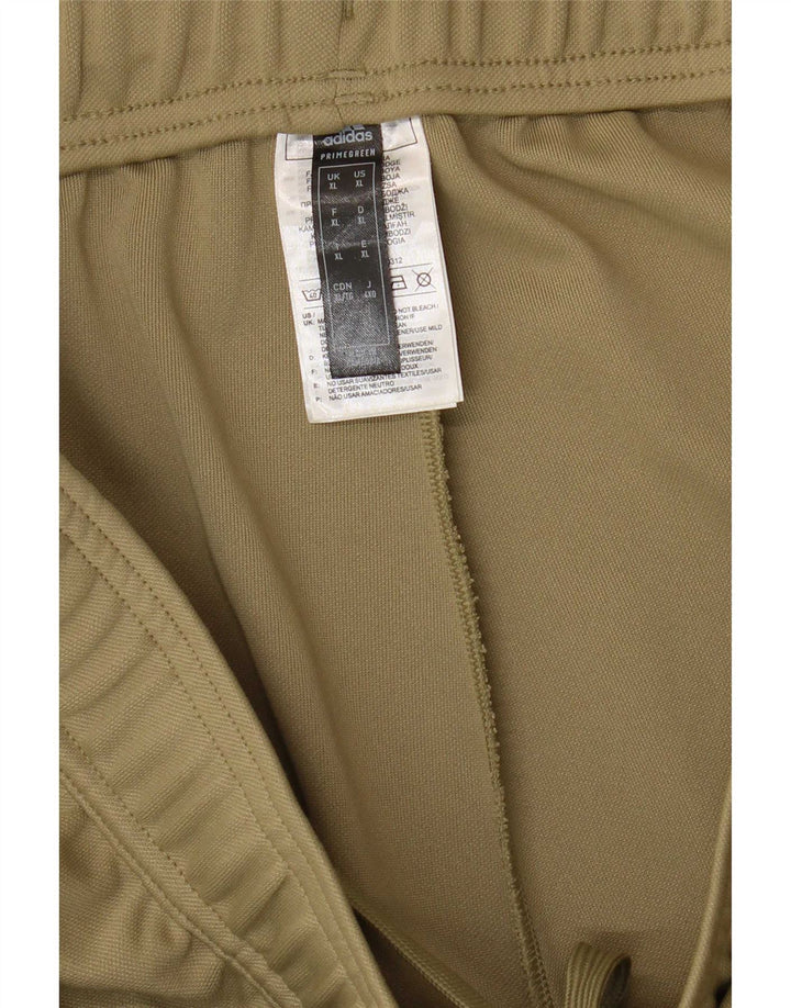 Adidas Mens Aeroready Tracksuit Trousers XL Khaki Polyester