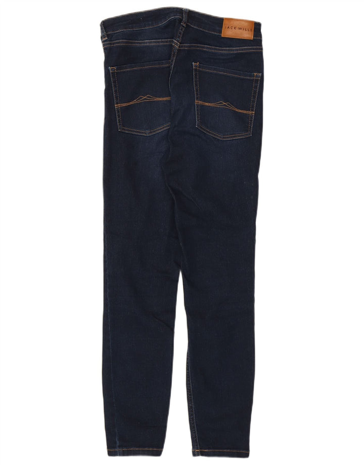 JACK WILLS Womens Crop Skinny Jeans W27 L25  Navy Blue