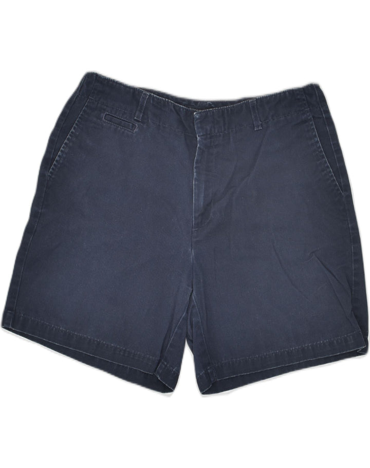 DOCKERS Womens Chino Shorts US 6 Medium W32  Navy Blue Cotton | Vintage Dockers | Thrift | Second-Hand Dockers | Used Clothing | Messina Hembry 